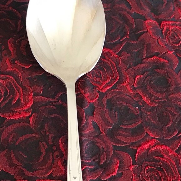 1932 Vintage Silver Plated Clamshell Casserole Serving Spoon - Picture 6 of 8